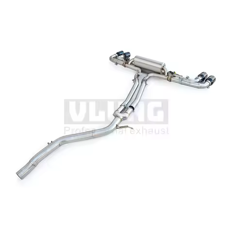 VLUNG Exhaust valve for Audi Q7 3.0T 2015-2023 (chassis code 4M) Stainless steel with valve control 
