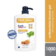 Alpro Pharmacy Bath Skin Balancing Antibacterial  Shower Gel 1000mL (Honey) | 沐浴露 / Sabun Badan