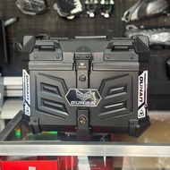 45L heavy duty hard plastic top box (ALLOY LOOK) with base plate (HNJ, SEC, Niwra and RXR brand also