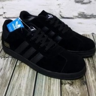 HITAM Imported GAZELLE Men's Sneakers/ Adidas03 Solid Black casual classic Shoes