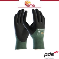 ATG MaxiCut Oil 44-305 Cut Resistant Silicone Free Gloves Green-Black