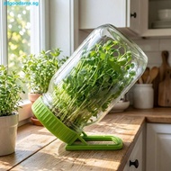ALLGOODS Mason Sprouting Lid, Plastic With Bracket Germination Jar Lid, Practical Efficient Sproutin