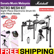 Alesis Nitro Mesh Kit Eight-Piece Electronic Drum Kit with Mesh Heads (A) / Digital Drum / Drum Set