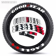 3D GOODYEAR EAGLE F1 Tire Stickers Lettering Wheel Logo Car Sticker Auto Tuning Decals Styling Acces