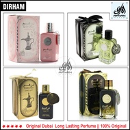 Dirham | Dirham Oud | Dirham Gold | Dirham Wardi By Lattafa for Men & Women Unisex Perfume 100ml Eau