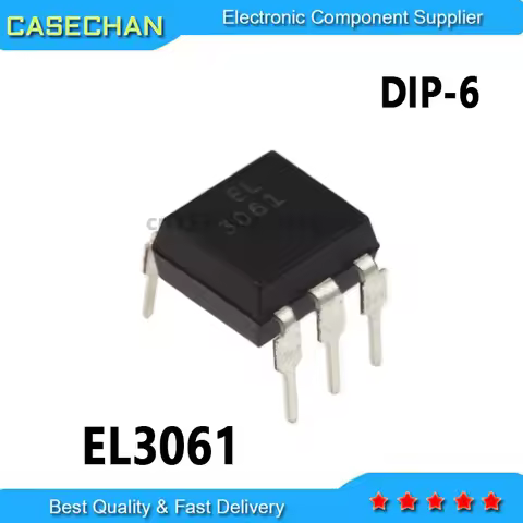 10PCS New and Original DIP-6 MOC3061 EL3061