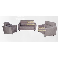 Direct Factory Harga Termurah Velvet Brown Sofa 1 Seater 2 Seater 3 Seater Sofa Baldu