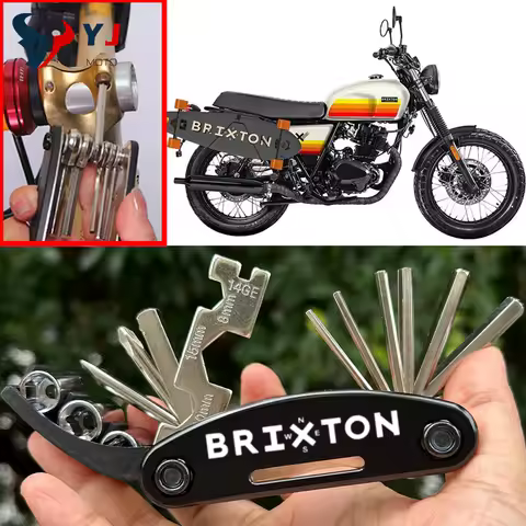 For Brixton 120 500X BX125R Cromwell 250 1200 Sunray Felsberg 125 Motorcycle Accessories Portable Sc