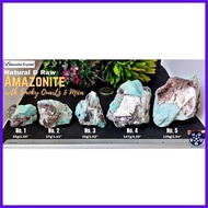 Amazonite with Smoky Quartz & Mica | Raw and Natural
