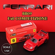 Bburago 1/64 Ferrari Mini Car Model  BB06 F50 Special Scale Lefarrari F40 488GTB Diecast Miniature Art Replica Toy Die-Cast Vehicles