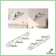 [ Plant Stand Wall Pot Stand Staircase Decorative Shelf Wall Hanging