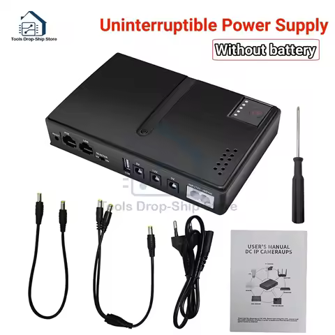 1018L DC UPS Battery Backup 5V 9V 12V 2A 15V 24V Output Uninterruptible Power Supply 85‑265V UPS Bat