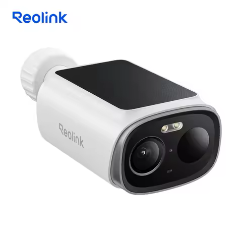 Reolink 3K Wireless Outdoor Security Camera 2.4/5GHz WiFi 6 Smart Alerts AI Detection Argus Solar Ca