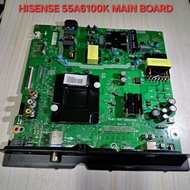 HISENSE TV 55A6100K POWER & MAIN BOARD TCON WIFI CARD LVDS RIBBON TAKEN OUT FROM TV SCREEN CRACK.