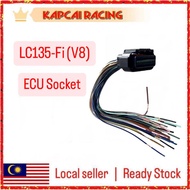 Yamaha LC135 Fi V8 135LC Fi V8 LC V8 ECU Socket Module CDI Unit Socket Soket Wire Wayar Wayer Engine