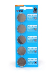 Vinnic 鈕扣鋰電池 CR2032 (3V) - 5粒裝