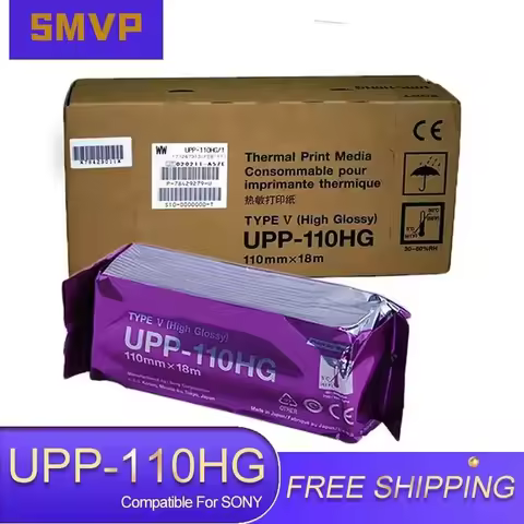 Ultrasound printing Paper Thermal Paper Compatible For Sony UPP-110HG 110mm x 18m