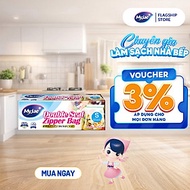 (Chọn Size) Túi Zip PE Trong Suốt 2 Đường Kéo MyJae, Túi Bọc Đồ Ăn, Rau Củ Bảo Quản Trong Tủ Lạnh