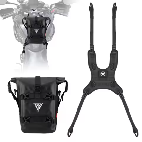 Universal Motorcycle Fuel Tank Bag Fuel Tank Base Vest Fixed Strap Matching Fuel Tank Bag