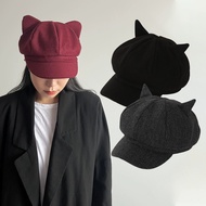 Cat Ear Baseball Cap Casual Breathable Hat Cat Ear Beret Hat Cat Ear Hat Cat Ear Hat Fashion Hat