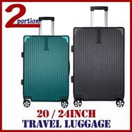 Travel Luggage 20/24 Inch - Hard Case 360 Spinner Wheels Cabin Check-in Size