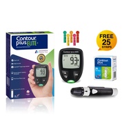 CONTOUR PLUS ELITE GLUCOMETER STARTER KIT FULL SET