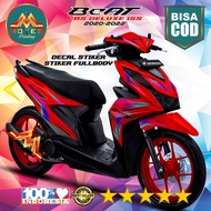 ⭐⭐⭐⭐⭐( cod ) decal beat deluxe stiker motor honda beat deluxe full body beat deluxe 2020 2022 stiker