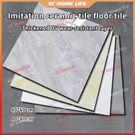 60X60CM / 80X80CM Marble Tiles Self Adhesive PVC Floor Stickers Wear-Resistant Non-Slip  Thickened V