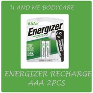 Energizer Recharge Power Plus AA 2000mAh 2PCS( Made In Japan)