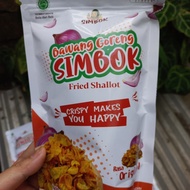 bawang goreng *simbok* (=)