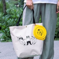 公益聯名 - 購物袋+寵物矽膠摺疊碗