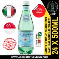 [CARTON] SAN PELLEGRINO Sparkling Mineral Water 500ML X 24 (P.E.T BOTTLE) - FREE DELIVERY within 3 working days!