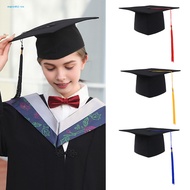 Ou Lightweight Bachelor Hat Graduation Cap Stylish Bachelor Cap with Tassels for Graduation Ceremonies Men and Women's Wide Brim Graduation Hat for Schools Available