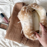 Makeup Pouch | Bambi Fluffy Deer Travel Cosmetic Bag Holds a Lot