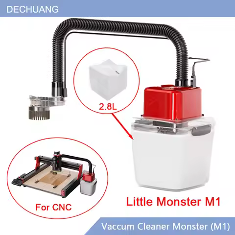 CNC Vacuum Cleaner Monster M1 Dust Cover Built-in Filter Cotton for 775 Spindle Motor 500w spindle T