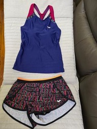 ARENA 兩件套泳衣 (size: M) (全新無穿著過，無掛牌)
