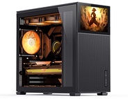 JONSBO D41 MESH SC Black ATX Computer Case with Screen, ATX Motherboard PC Case/Support RTX 4090(335