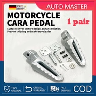 Free Bolts 1 Pair HONDA CLICK V2 V3 / BEAT FI V2 V3 Footrest alloy L8604 - WHT / rear footpeg