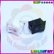 2-pin ON/OFF switch 21*15mm, 1-level ON/OFF by convenient push operation