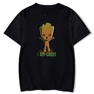 Super Hero Groot TShirt Movie Guardian of The Galaxy Print Tops Kawaii Cartoon Streetwear men Men Casual Oversized T-shirt