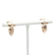 【日本直送】蒂芙尼 T One 圓圈耳環 K18PG 玫瑰金 鑽石 約 6.7g TIFFANY&Co.【二手】A 級