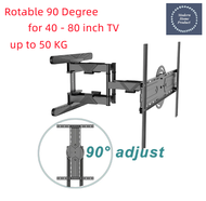 Rotable Double Arm TV Bracket for 40" - 80" Inch TV