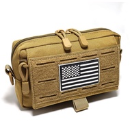 MOLLE Multifunctional Vest Accessory Pouch for Outdoor Sports, Waist-Wrapped Pouch for EDC Tool Stor