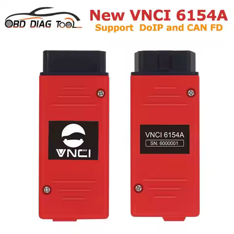 Newly VNCI 6154A V25.2.1/V17.0.1 Support CAN FD DoIP Protocol&Online Functions Original Driver Cover
