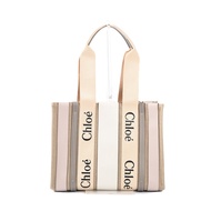 [二手] Chloe WOODY 中型托特包 CHC24US383M92110