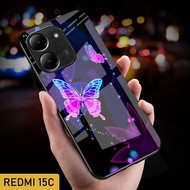 HP Softcase Glitter Glasshp For REDMI 15C - REDMI 15C Phone Case - Phone Protector -A07