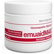 EMUAIDMAX Ointment 2 oz - Eczema Cream Max Strength 4 Athletes Foot, Psoriasis, Jock Itch, Anti Itch, Rash, Shingles