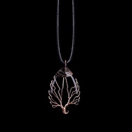 Tree of Life 7 Chakra Natural Gemstone Necklace Crystal Energy Healing Handmade Pendant Necklace for