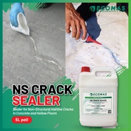 NS CRACK SEALER (5LITRE) Waterproof Penetrating Sealer for Non Structural Hairline Cracks Hollow Flo