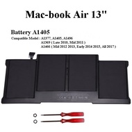 A1405 Battery Mc-b00k 13" ( A1369 A1377 A1405 A1466 A1496 ) Laptop Notebook A1369 Mid 2011 / A1466 M